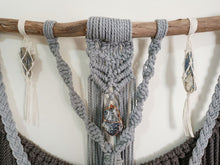 Load image into Gallery viewer, Blue Kyanite - Sodalite Large Macrame Wall Hanging
