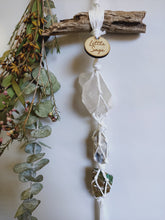 Load image into Gallery viewer, *SALE* Clear Quartz Generator - Kyanite and Ruby Fuschite