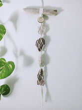 Load image into Gallery viewer, Moonstone - Smokey Quartz - Lepidolite and Clear Quartz Wall Strand