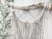 Load image into Gallery viewer, Clear Quartz - Rose Quartz - Smokey Quartz - Tourmaline Wall Hanging