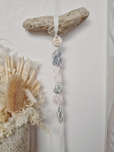 Load image into Gallery viewer, Blue Calcite - Mangano Calcite - Golden Beryl - Rose Quartz - Kyanite

