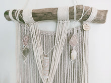 Load image into Gallery viewer, Rose Quartz - Citrine - Smokey Quartz - Selenite Wall Hanging
