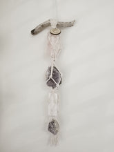 Load image into Gallery viewer, Rose Quartz - Amethyst -Selenite and Fluorite Wall Strand

