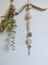 Load image into Gallery viewer, Rose Quartz - Selenite - Labradorite - Clear Quartz and Kyanite Wall Strand.
