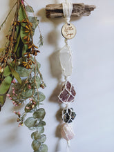 Load image into Gallery viewer, Selenite - Mica - Rose Quartz and Tree Agate Wall Strand
