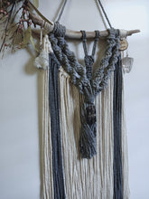 Load image into Gallery viewer, Moonstone - Lepidolite and Smoky Quartz Wall Hanging
