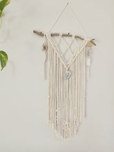 Load image into Gallery viewer, Smoky Quartz - Selenite - Moonstone - Citrine and Kyanite Wall Hanging
