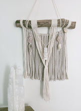 Load image into Gallery viewer, Rose Quartz - Citrine - Smokey Quartz - Selenite Wall Hanging
