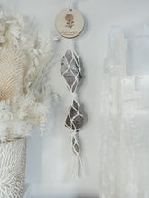 Load image into Gallery viewer, Birth Flower + Crystal Wall Hanging
