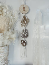 Load image into Gallery viewer, Birth Flower + Crystal Wall Hanging
