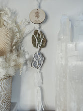Load image into Gallery viewer, Birth Flower + Crystal Wall Hanging
